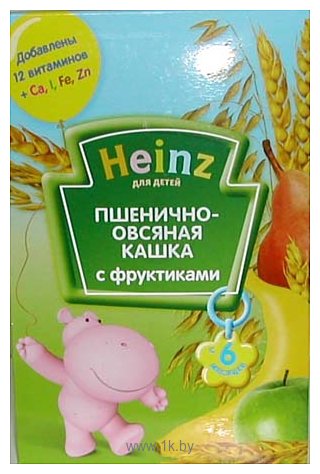 Фотографии Heinz Пшенично-овсяная с фруктиками, 200 г