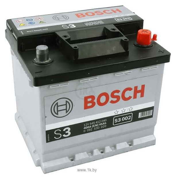 Фотографии Bosch S3 S3002 545412040 (45Ah)