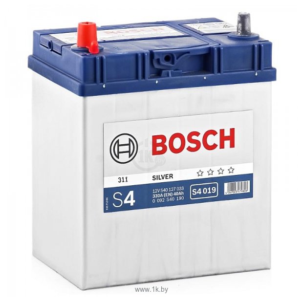 Фотографии Bosch S4 Silver S4019 540127033 (40Ah)