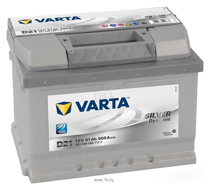 Фотографии VARTA SILVER Dynamic D21 561400060 (61Ah)