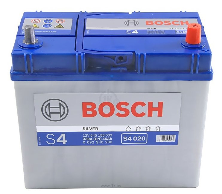 Фотографии Bosch S4 Silver S4020 545155033 (45Ah)
