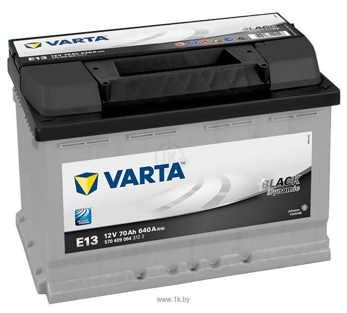 Фотографии VARTA BLACK Dynamic E13 570409064 (70Ah)