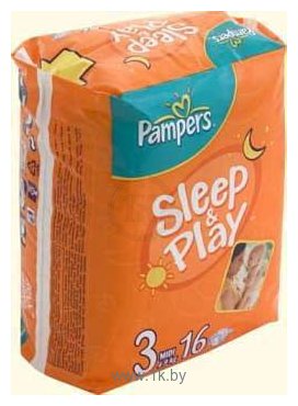 Фотографии Pampers Sleep & Play 3 Midi (4-9 кг) 16 шт