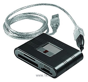 Фотографии Kingston Media Reader FCR-HS219/1 USB 2.0 Hi-Speed 19-in-1 Reader