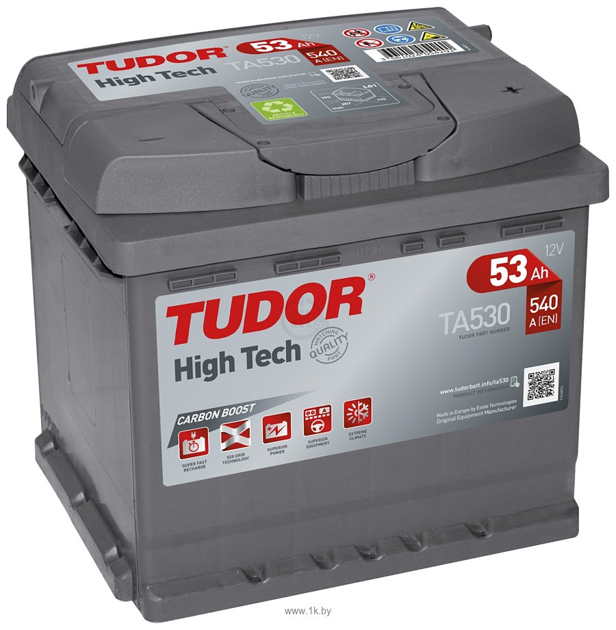 Фотографии Tudor High Tech TA530 (53Ah)