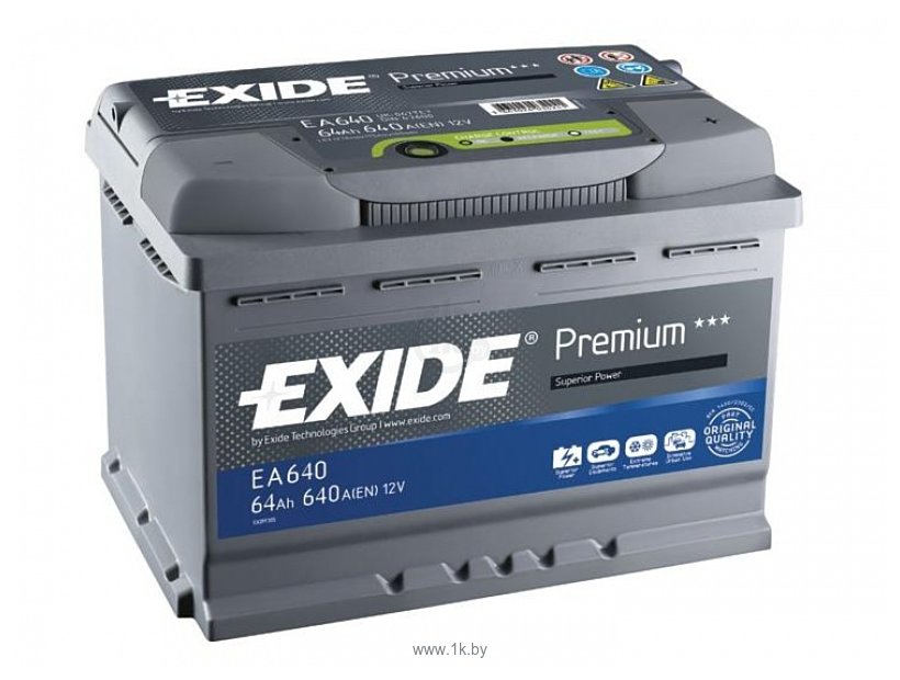 Фотографии Exide Premium 64 L (64Ah) EA641