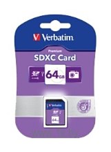 Фотографии Verbatim SDXC Class 10 UHS-1 64GB