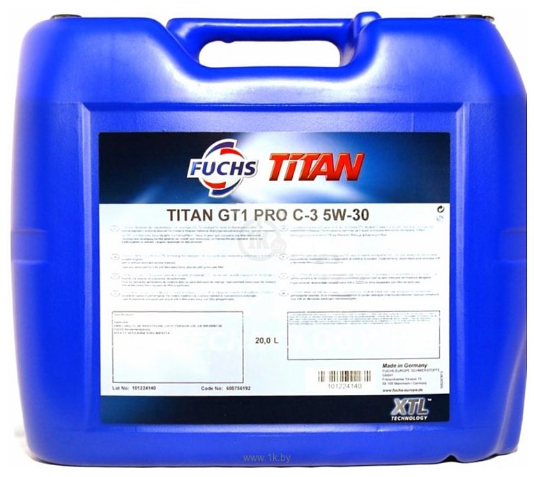 Фотографии Fuchs Titan GT1 PRO C-3 5W-30 20л