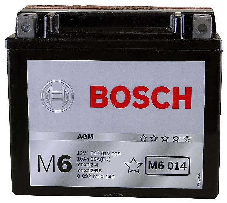 Фотографии Bosch M6 AGM M6014 510012009 (10Ah)