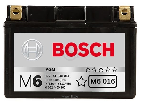 Фотографии Bosch M6 AGM M6016 511901014 (11Ah)