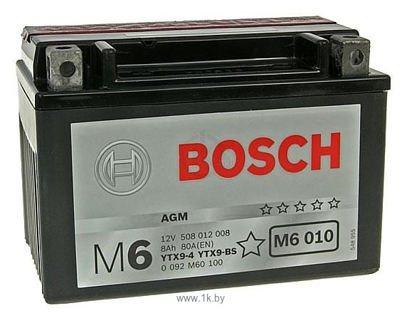 Фотографии Bosch M6 AGM M6010 508012008 (8Ah)