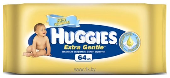 Фотографии Huggies Extra Gentle, 64 шт