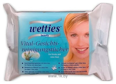 Фотографии Wetties Beauty Aloe Vera, 25 шт