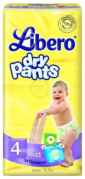 Фотографии Libero Dry Pants Maxi 4 (7-11 кг) 34 шт