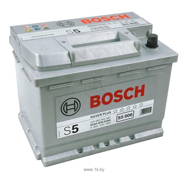 Фотографии Bosch S5 Silver Plus S5006 563401061 (63Ah)