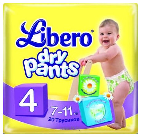 Фотографии Libero Dry Pants Maxi 4 (7-11 кг) 20 шт