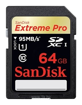 Фотографии Sandisk Extreme Pro SDXC UHS Class 1 95MB/s 64GB
