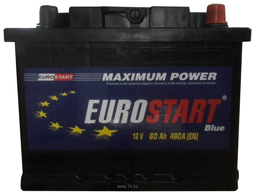 Фотографии EuroStart Blue 6CT-60 R (60Ah) 480A