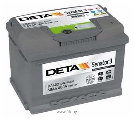 Фотографии Deta Senator 3 DA602 R (60Ah)