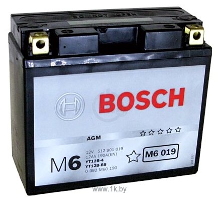 Фотографии Bosch M6 AGM M6019 512901019 (12Ah)