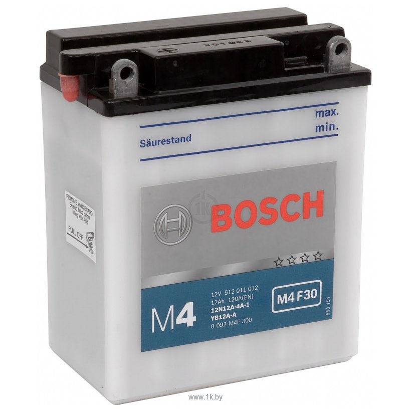 Фотографии Bosch M4 Fresh Pack M4F30 512011012 (12Ah)