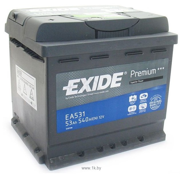 Фотографии Exide Premium 53 R (53Ah) EA530