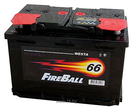 Фотографии Fire Ball 6СТ-66 АЗ R (66Ah)