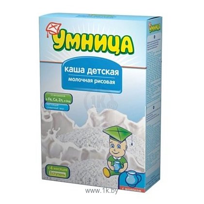 Фотографии УМНИЦА Молочная рисовая, 250 г