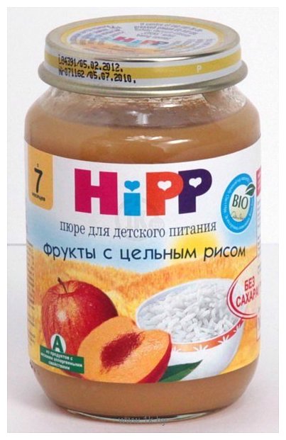 Фотографии HiPP Фрукты с цельным рисом, 190 г