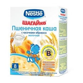 Фотографии Nestle Шагайка Пшеничная с кусочками абрикоса, 250 г