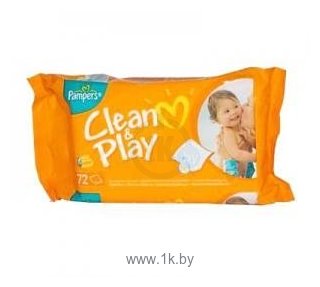 Фотографии Pampers Naturaly clean, 64 шт