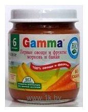 Фотографии Gamma Морковь и банан, 100 г