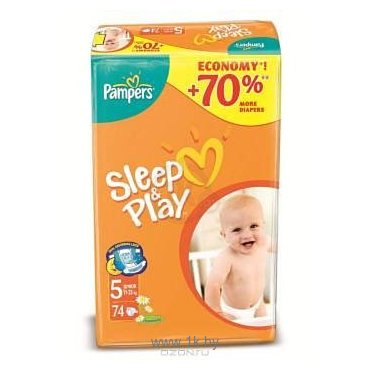 Фотографии Pampers Sleep & Play 5 Junior (12-25 кг) 74 шт