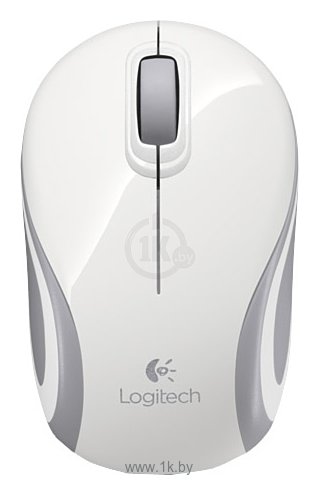 Фотографии Logitech Wireless Mini Mouse M187 White-Silver USB