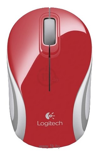 Фотографии Logitech M187 red/gray