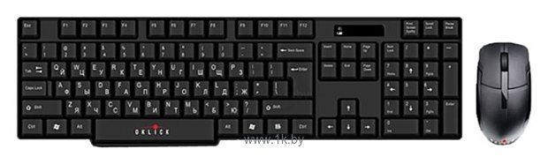 Фотографии Oklick 200 M Wireless Keyboard & Optical Mouse black USB