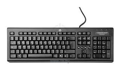 Фотографии HP WZ972AA Classic Wired Keyboard black USB