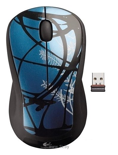 Фотографии Logitech M310 Wireless Mouse with Nano Receiver black-Blue USB