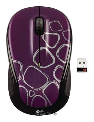 Фотографии Logitech Wireless Mouse M325 910-002408 Purple Pebbles USB