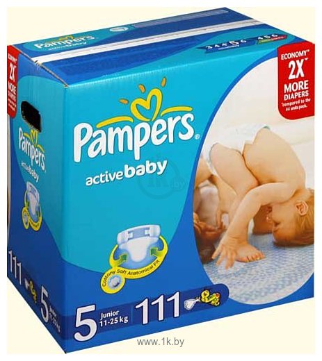 Фотографии Pampers Active Baby 5 Junior (11-25 кг) Mega Pack 111 шт