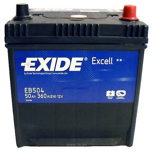 Фотографии Exide Excell EB505 L+ (50Ah)