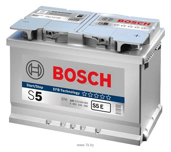 Фотографии Bosch S5 EFB S5E11 580500073 (80Ah)