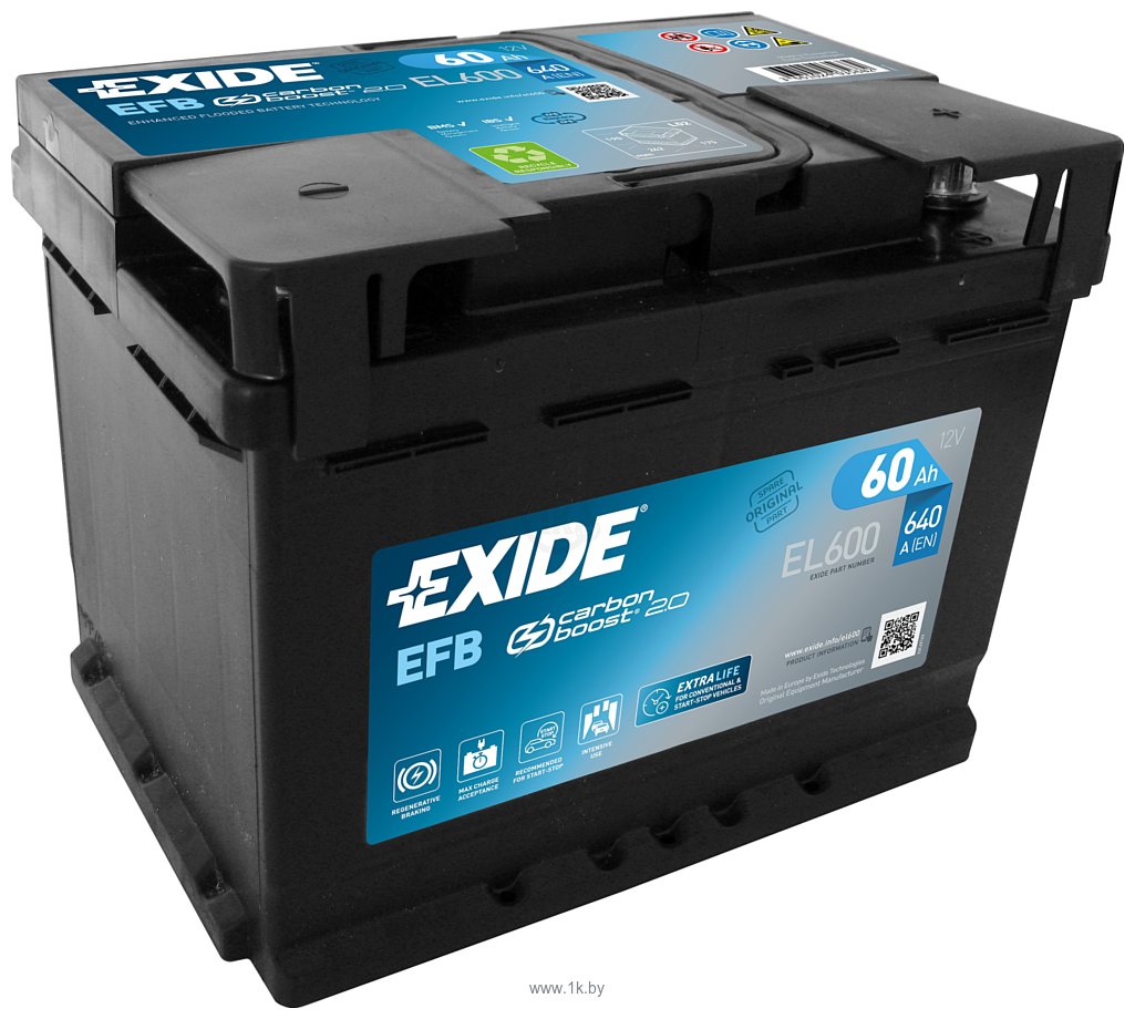 Фотографии Exide Start-Stop EFB EL600 (60Ah)