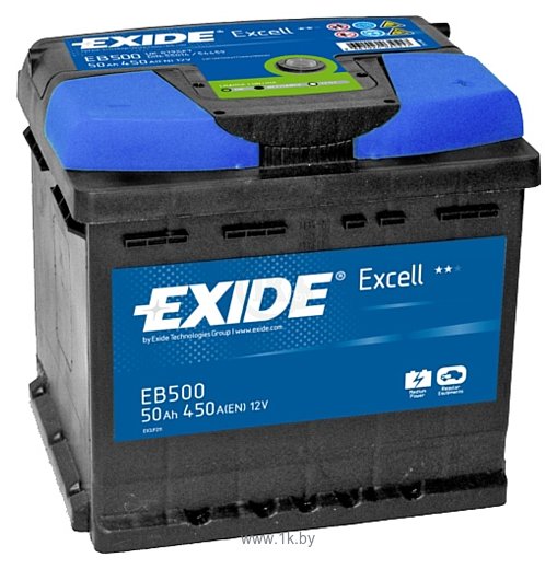 Фотографии Exide Excell EB500 R+ (50Ah)