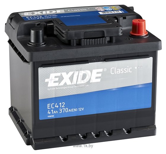 Фотографии Exide Classic EC412 R+ (41Ah)