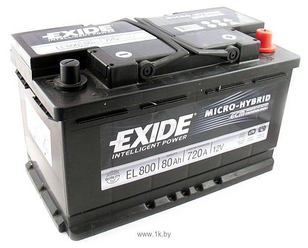 Фотографии Exide Micro-Hybrid ECM EL800 (80Ah)