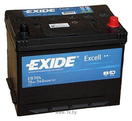 Фотографии Exide Excell EB704 R+ (70Ah)