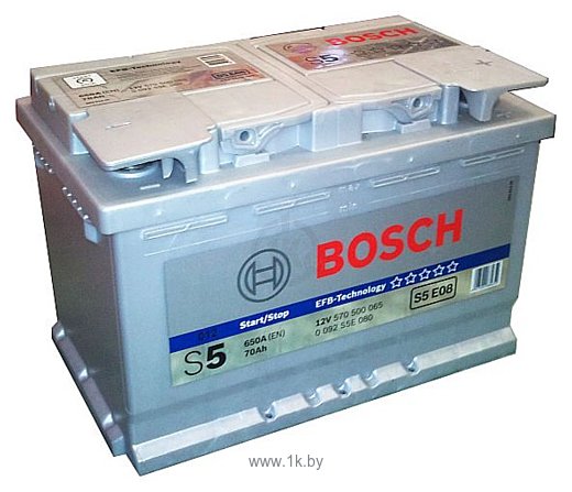 Фотографии Bosch S5 EFB S5E08 570500065 (70Ah)