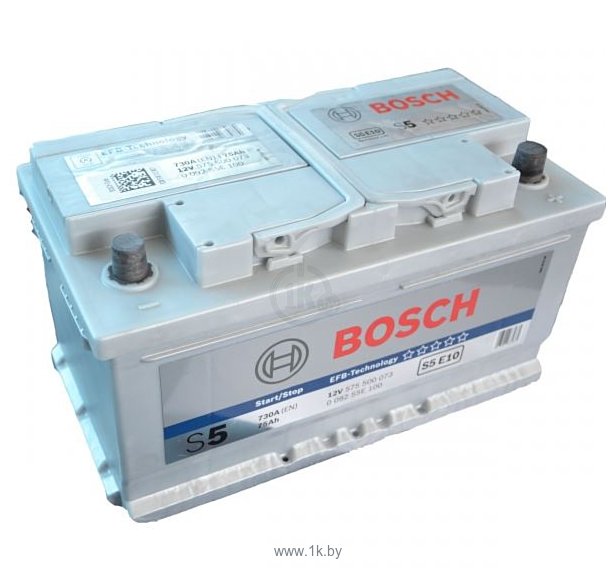 Фотографии Bosch S5 EFB S5E10 575500073 (75Ah)