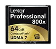 Фотографии Lexar Professional 800x CompactFlash 64GB